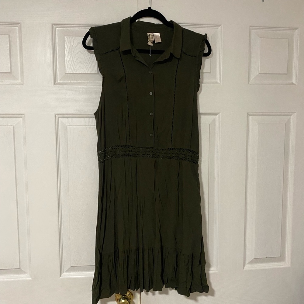 Army green dress
